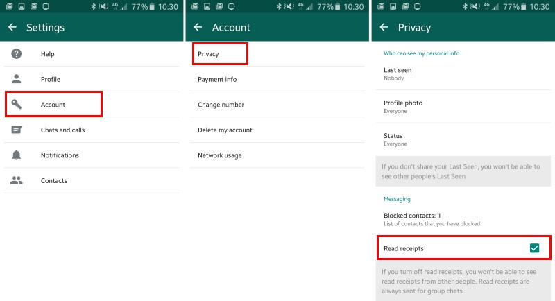 Disable WhatsApp Status on Android