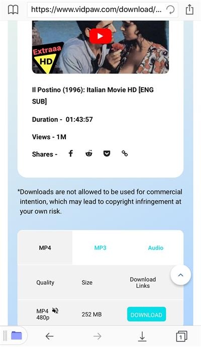 Download Italian Movie on iPhone