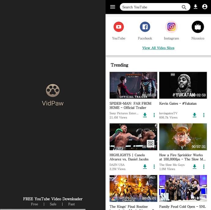 vidpaw youtube