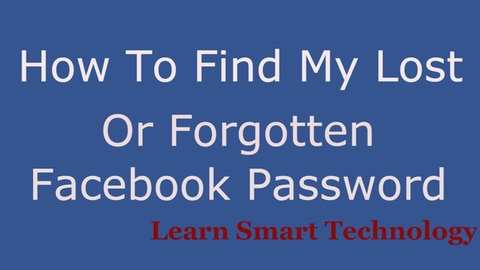 Find Forgotten Password