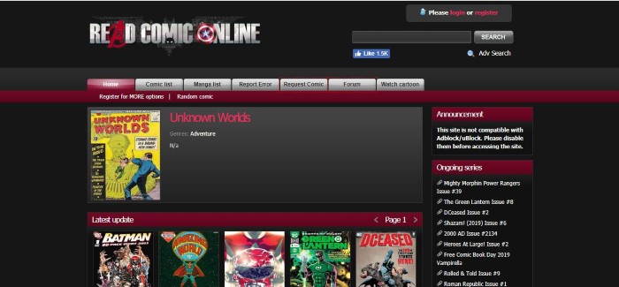 Read Comic Online