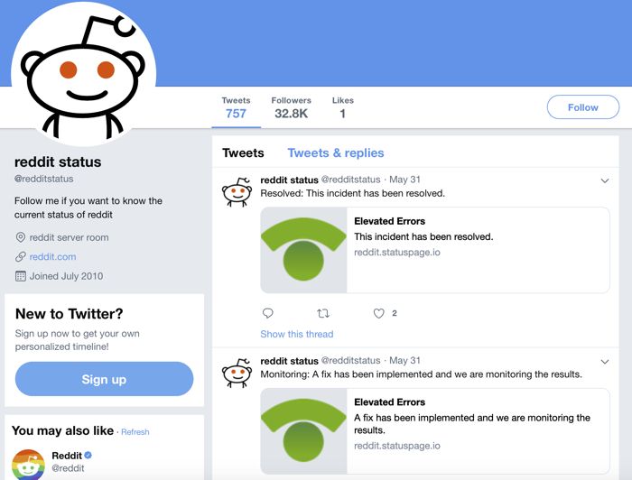 Reddit Twitter