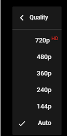 Choose a lower quality video