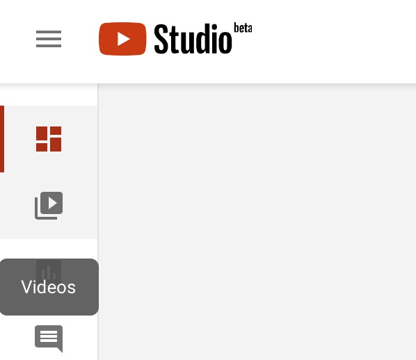 Select Videos on YouTube Studio