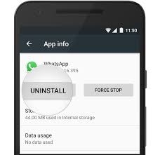Uninstall WhatsApp