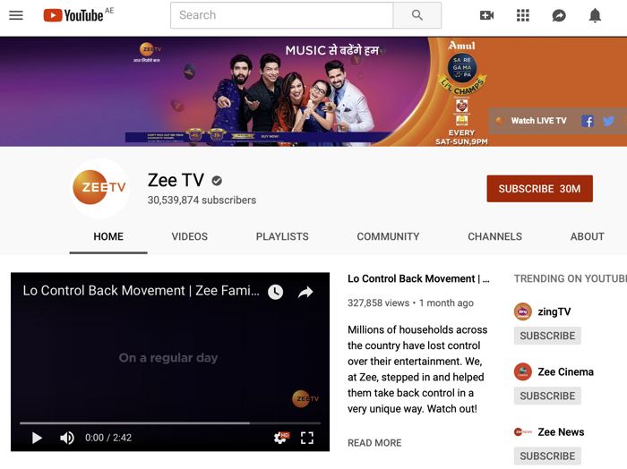 free dowload zee tv for pc