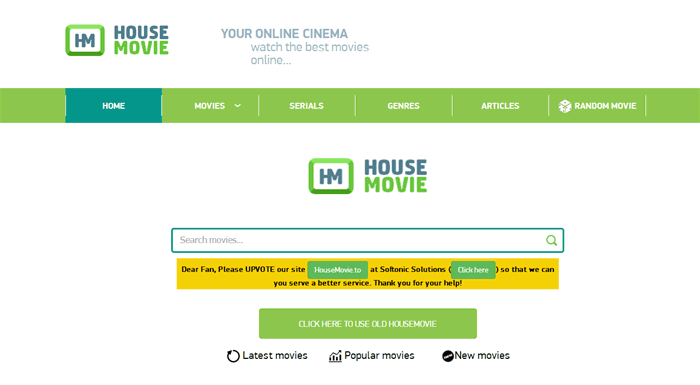 HouseMovies Site