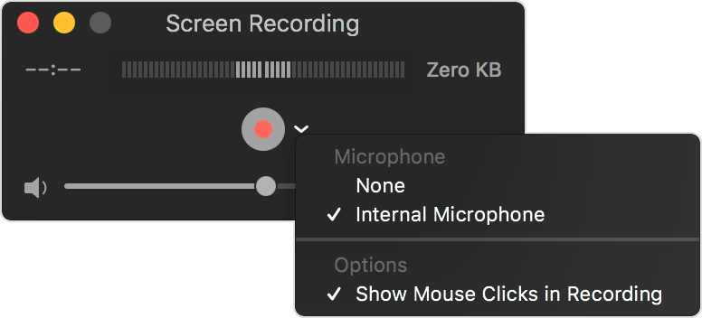 Record Screen with QuickTime Player