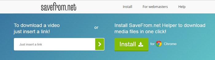 Savefrom.net Online Video Download Site