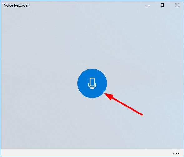 Windows Voice Recorder